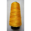 SCHOOL BUS YELLOW Viscose Rayon Cord Dori Thread Yarn - For Embroidery Crochet Knitting Lace Jewelry - 170+ Yards - 70+ Grams